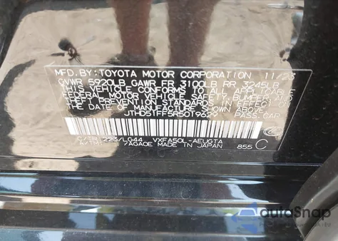 2024 Lexus Ls 500 from USA, damaged, VIN JTHD51FF5R5019629